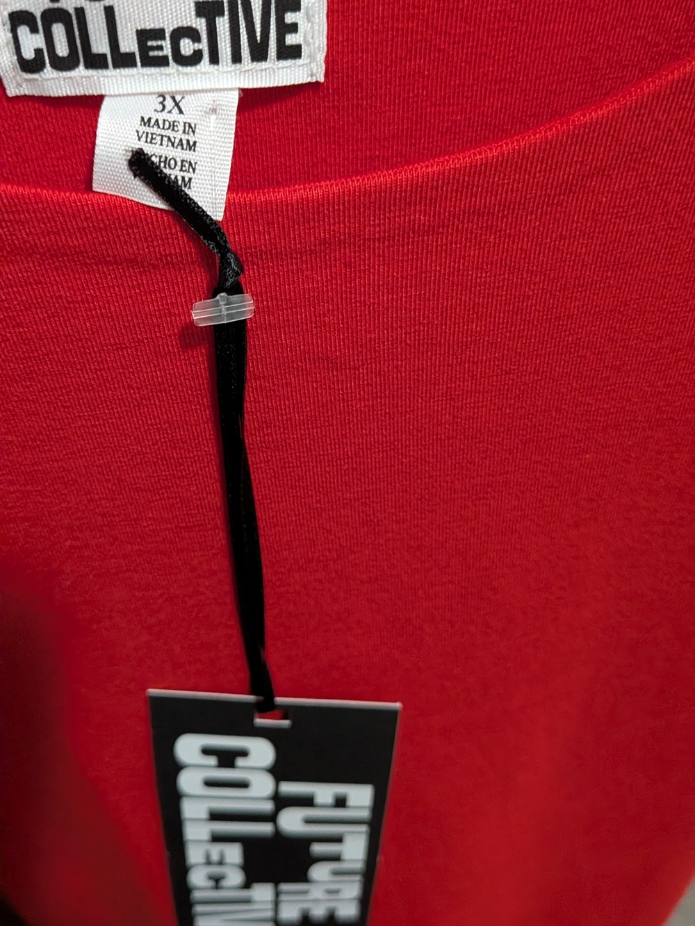 FUTURE Collective Red Knit Top